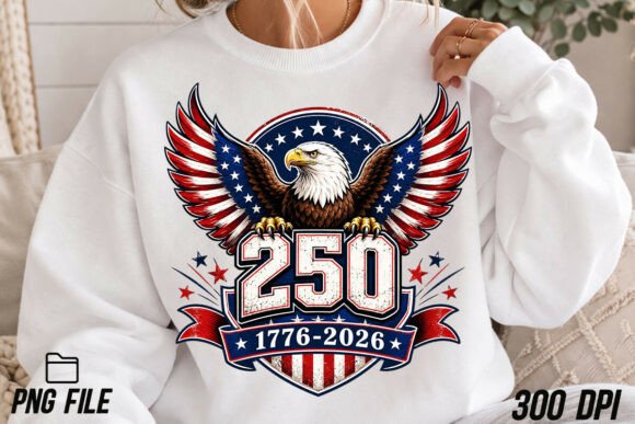 Celebrate the 250th: A Modern Patriotic Eagle for Your Projects