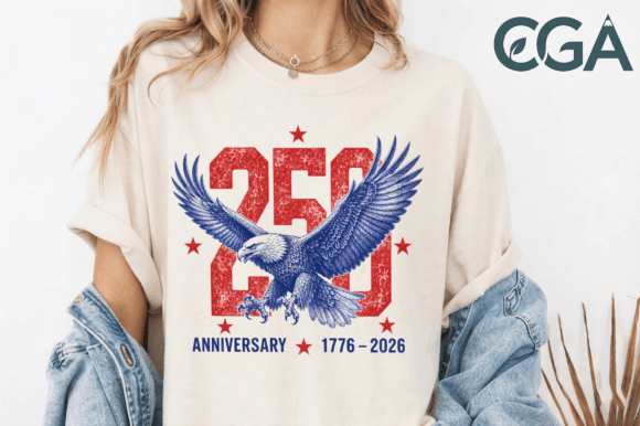 Celebrate the Semiquincentennial with the USA 250 Anniversary Eagle PNG