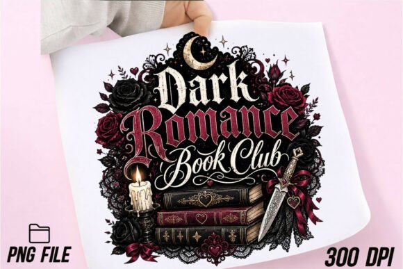 Dark Romance Book Club PNG Sublimation: A Designer's Deep Dive