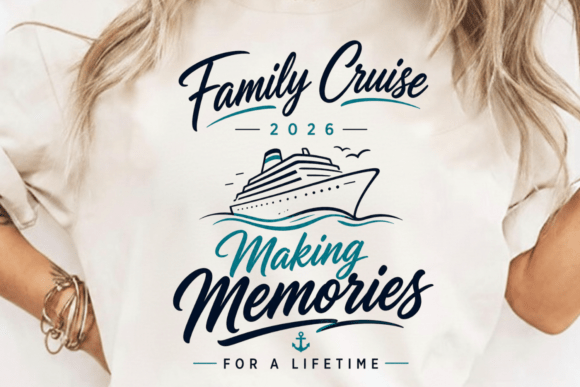 Family Cruise 2026 Shirt PNG: Your Guide to Nautical Typography