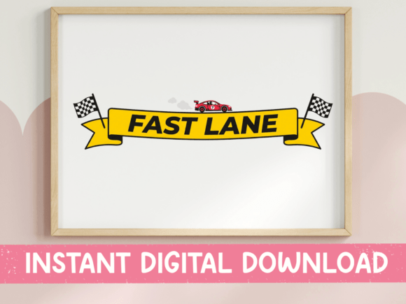 Fast Lane Racing SVG: Fuel Your Design Projects with High-Speed Impact