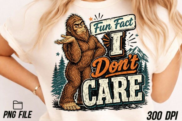 Funny Bigfoot Sarcastic Sasquatch PNG: Your Go-To Graphic for Witty Branding