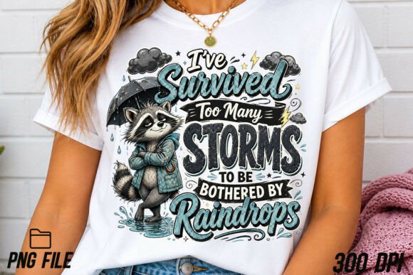Funny Raccoon Sarcastic T-shirt PNG: Snarky Design for Modern Projects