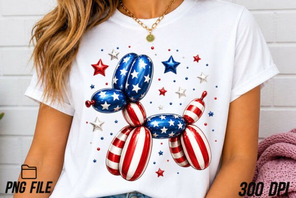 Patriotic Balloon Dog PNG Sublimation: A Designer's Guide