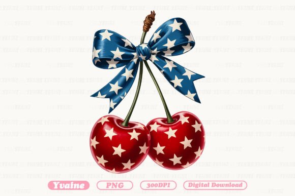 Sweet Patriotism: Using the 4th of July Cherry America Coquette PNG