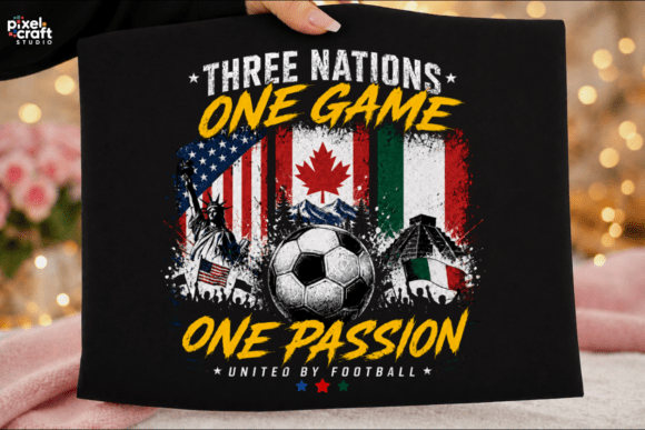 Three Nations One Game Soccer PNG: Capturing North American Unity