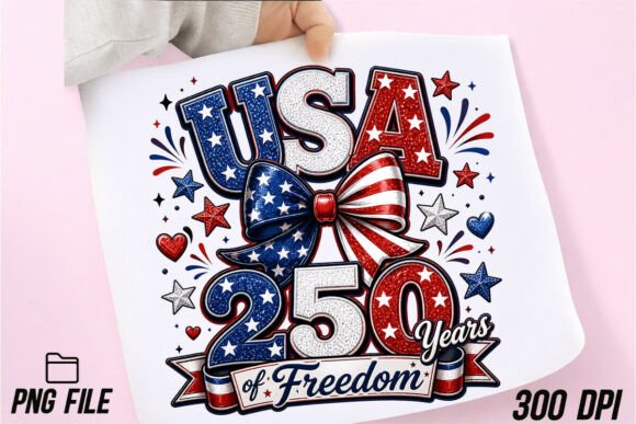 USA 250 Years of Freedom PNG: A Design Asset for the Milestone